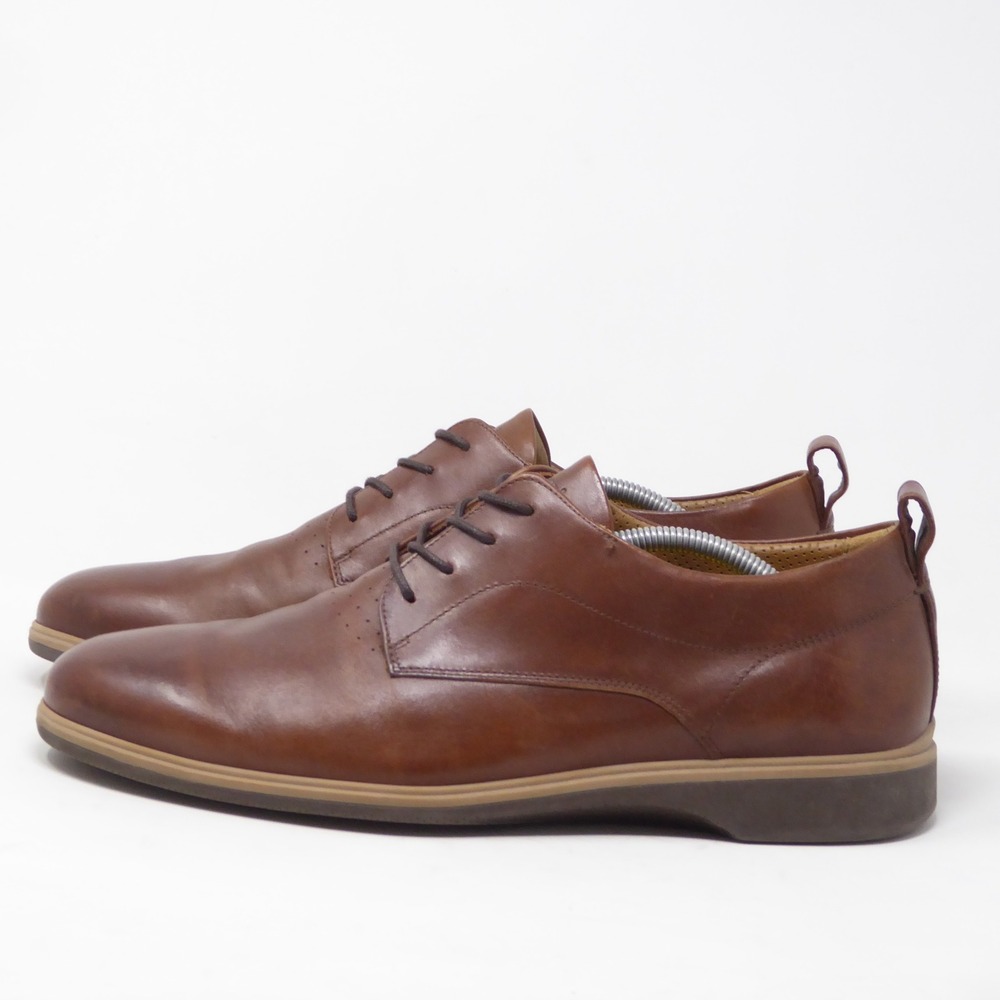 Amberjack Mens The Original Hybrid Derby Shoes Chestnut Brown Leather 11 Wide - Picture 5 of 10